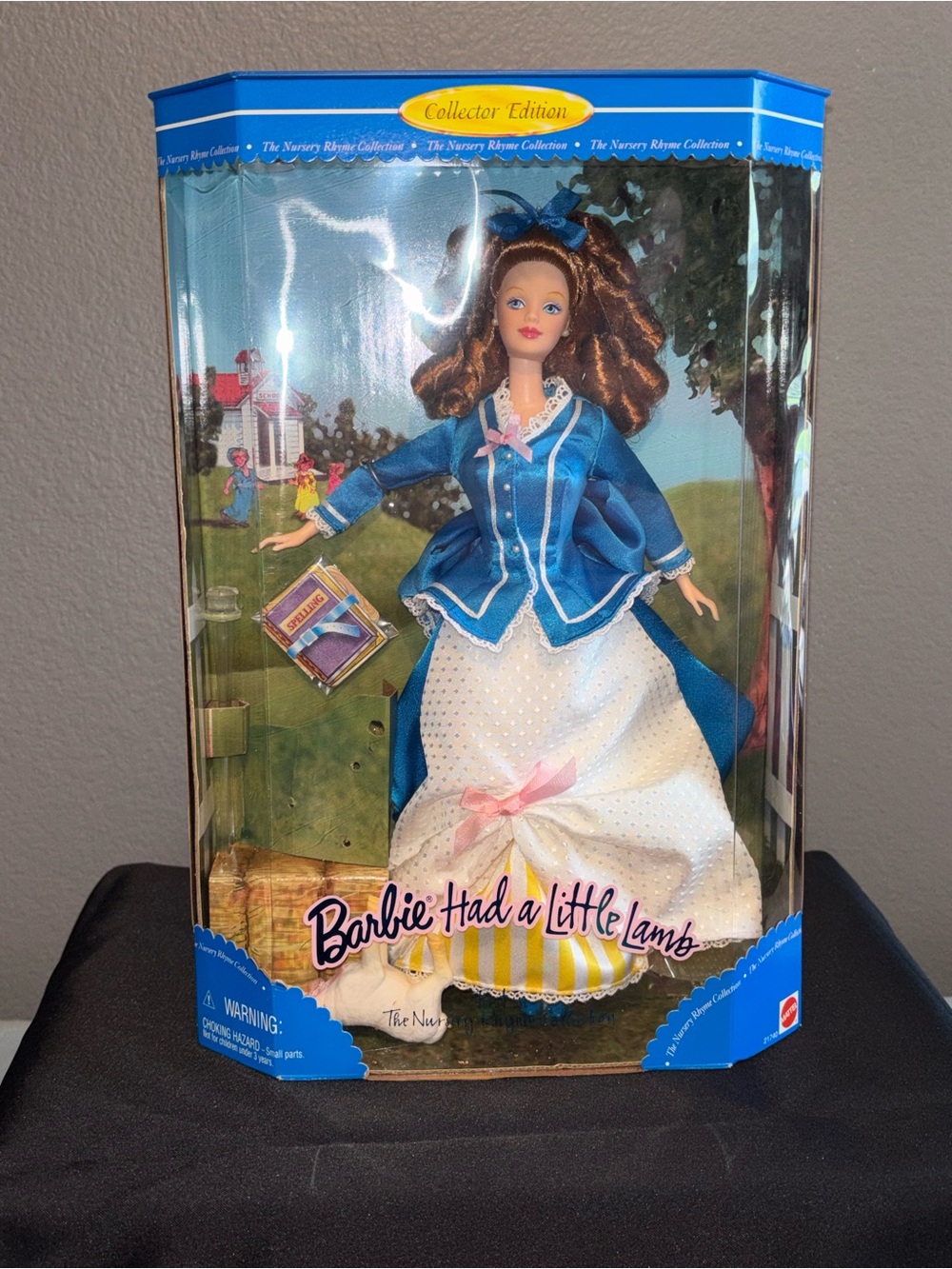 Barbie Had a Little Lamb Collector Doll - Blue, White & Pink
